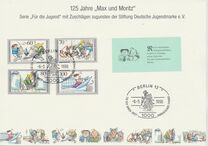 [Youth Welfare - The 125th Anniversary of Cartoon "Max und Moritz", type ABV]