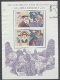 [The 150th Anniversary of the Birth of Carl Hagenbeck, Dealer in Animals, Tipo BEY]