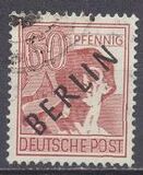 [BERLIN in Black Overprint on "Allied Occupation Zone" Stamps, type A13]