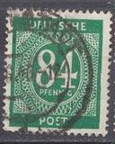 [1a edizione del Consiglio di controllo alleato - A Berlino e nella zona sovietica valido fino al 1948-07-31 - Filigrana: DEUTSCHE POST multipla, discendente , Scrivi A25]