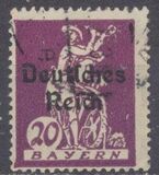 [Postage Stamps from Bayern Overprinted "Deutsches Reich", type AE]
