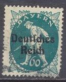 [Postage Stamps from Bayern Overprinted "Deutsches Reich", type AF1]