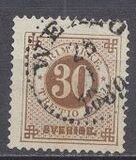 [Numerals in Circle - Different Perforation, type F19]