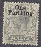 [King George V - No. 59 Surcharged, type Q1]