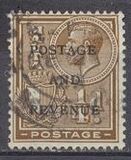 [King George V and Coat of Arms Stamps of 1926-1927 Overprinted "POSTAGE AND REVENUE", type X21]