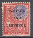 [King George V and Coat of Arms Stamps of 1926-1927 Overprinted "POSTAGE AND REVENUE", type X30]