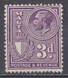 [Re Ġorġ V u arma ta' Malta u Sett Definittiv - iskritti POSTAGE & REVENUE, Tip X16]