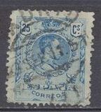 [King Alfonso XIII - Blue Control Numbers on Backside, Tipi BG5]