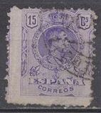 [King Alfonso XIII - Blue Control Numbers on Backside, Tipi BG3]