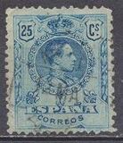 [King Alfonso XIII - Blue Control Numbers on Backside, Tipi BG5]