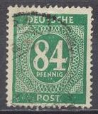 [1a edizione del Consiglio di controllo alleato - A Berlino e nella zona sovietica valido fino al 1948-07-31 - Filigrana: DEUTSCHE POST multipla, discendente , Scrivi A25]