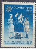 [Airmail - The 30th Anniversary of Colombian Boy Scouts and 25th Anniversary of Colombian Girl Scouts, ประเภท ACT1]