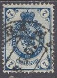[Coat of Arms - Thunderbolts Across Post Horns. Vartically Laid Paper, Scrivi I9]
