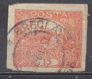 [Definitives - No Plant Above "ČESKO-SLOVENSKÁ", Tip I3]