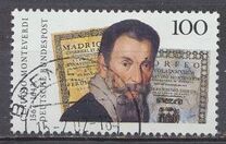 [The 350th Anniversary of the Death of Claudio Monteverdi, Composer, type BDV]