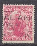 [Penny Universal - Zealandia - Inscription " DOMINION OF NEW ZEALAND", type AR]