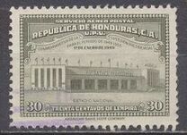 [Airmail - Inauguration of President Juan Manuel Galvez - Inscribed "CONMEMORATIVA DE LA SUCESION PRESIDENCIAL", Typ DX]