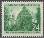 [The 450th Anniversary of Halle University, type BM]