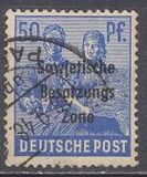 [Joint Allied Occupation Zones Stamps Overprinted "Sowjetische Besatzungs Zone", type B12]