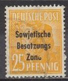[Joint Allied Occupation Zones Stamps Overprinted "Sowjetische Besatzungs Zone", type B9]