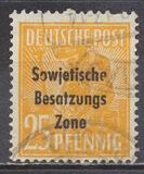 [Joint Allied Occupation Zones Stamps Overprinted "Sowjetische Besatzungs Zone", type B9]
