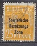 [Joint Allied Occupation Zones Stamps Overprinted "Sowjetische Besatzungs Zone", type B9]