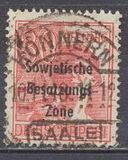 [Joint Allied Occupation Zones Stamps Overprinted "Sowjetische Besatzungs Zone", type B10]