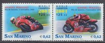 [Manuel Poggiali World Champion - Motorcycle Race 125cc Class, Rio de Janeiro 2001, type BKX]