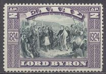 [The 100th Anniversary of the Death of Lord Byron, tip AO]