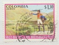 [Airmail - The 150th Anniversary of Battle of Bombona, Tüüp AKY]