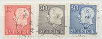 [King Gustaf VI Adolf of Sweden - White Numerals, with Imprint, 유형 FA]