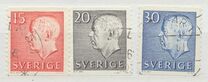 [King Gustaf VI Adolf of Sweden - White Numerals, with Imprint, 유형 FA]