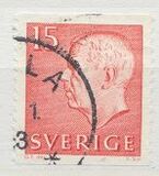 [King Gustaf VI Adolf of Sweden - White Numerals, with Imprint, 유형 FA]