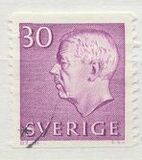 [King Gustaf VI Adolf of Sweden & Tree Crowns - New Colors and Values, Tipi FA57]