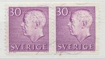 [King Gustaf VI Adolf of Sweden & Tree Crowns - New Colors and Values, Tipi FA57]