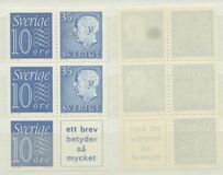 [King Gustaf VI Adolf of Sweden & Tree Crowns - New Colors and Values, Tipi FA60]