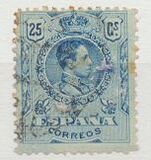 [King Alfonso XIII - Blue Control Numbers on Backside, 類型 BG5]