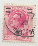 [Prince Louis II - Surcharged, type AX]