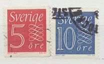 [Numeral Stamps, type ED]