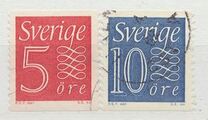 [Numeral Stamps, type ED]