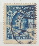 [Andrej Hlinka - Inscription "SLOVENSKÁ POŠTA", प्रकार E6]