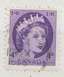 [Queen Elizabeth II - Normal Paper, See 1962 for Fluorescent Stripes, type GT3]