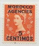 [Great Britain Postage Stamps Overprinted and Surcharged, type V]