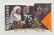 [Queen Beatrix and Prince Claus´s Silver Wedding, type AKB]