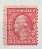 [George Washington - Coil Waste. Size: 19½-20 x 22mm, type DW153]
