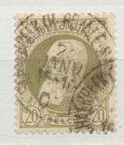 [King Leopold II. New issue, type AH]