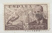 [Airmail - Juan di la Cierva - Different Perforation - Stoneprint from F.N.M.T, type LH10]