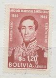 [Airmail - The 100th Anniversary of the Death of Marshal Santa Cruz, type MD2]