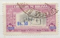 [Currency Revaluation - Founding of La Paz stamps of 1951 Surcharged, тип FV2]