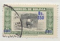 [Currency Revaluation - Founding of La Paz stamps of 1951 Surcharged, тип FN2]